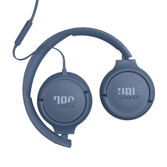 JBL Tune 520C USB-C - Blue - Hi-Res wired on-ear headphones - Bottom